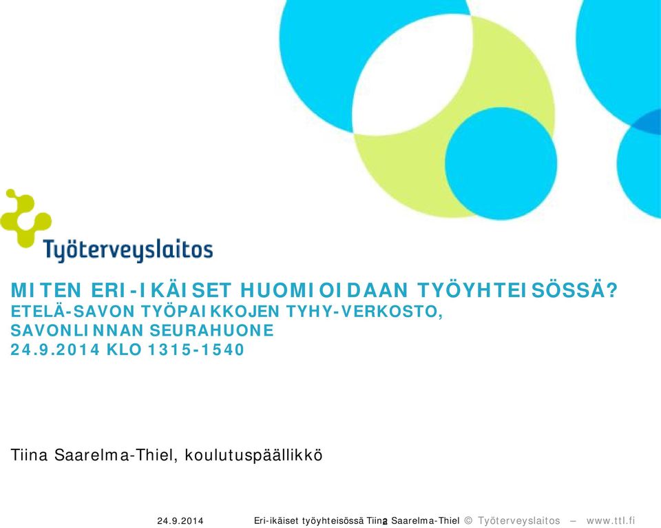 SEURAHUONE 24.9.