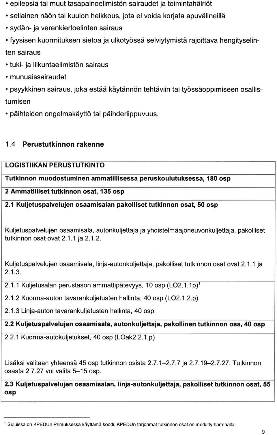 psyykkinen sirus, jok estää käytännön tehtäviin ti työssäoppimiseen osllistumisen. päihteiden ongelmkäyttö ti päihderiippuvuus. 1.