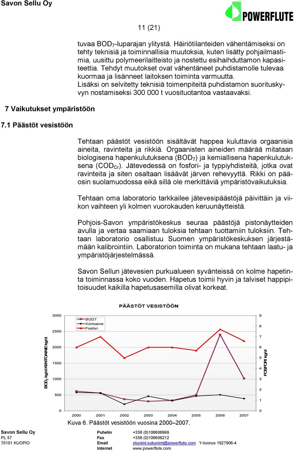 Tehdyt muutokset ovat vähentäneet puhdistamolle tulevaa kuormaa ja lisänneet laitoksen toiminta varmuutta.