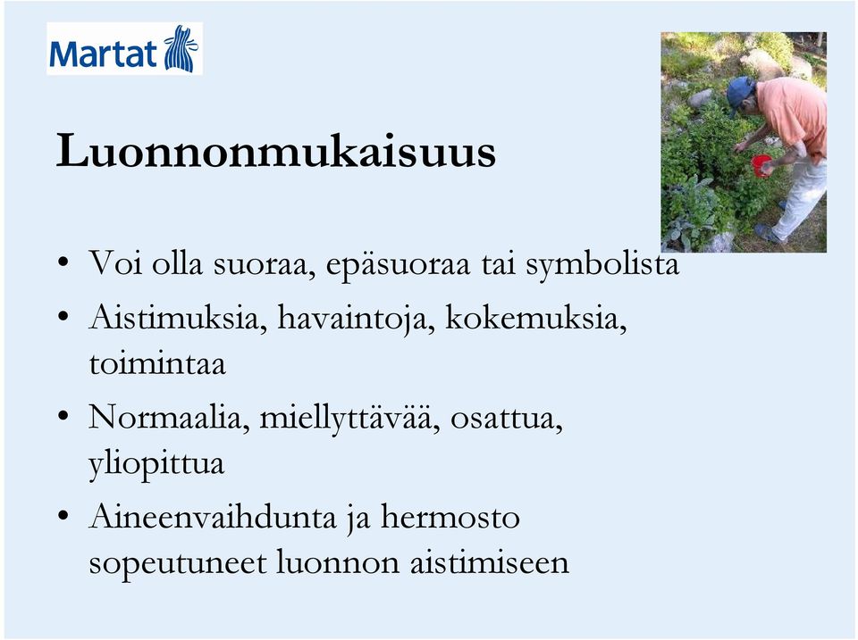 toimintaa Normaalia, miellyttävää, osattua,