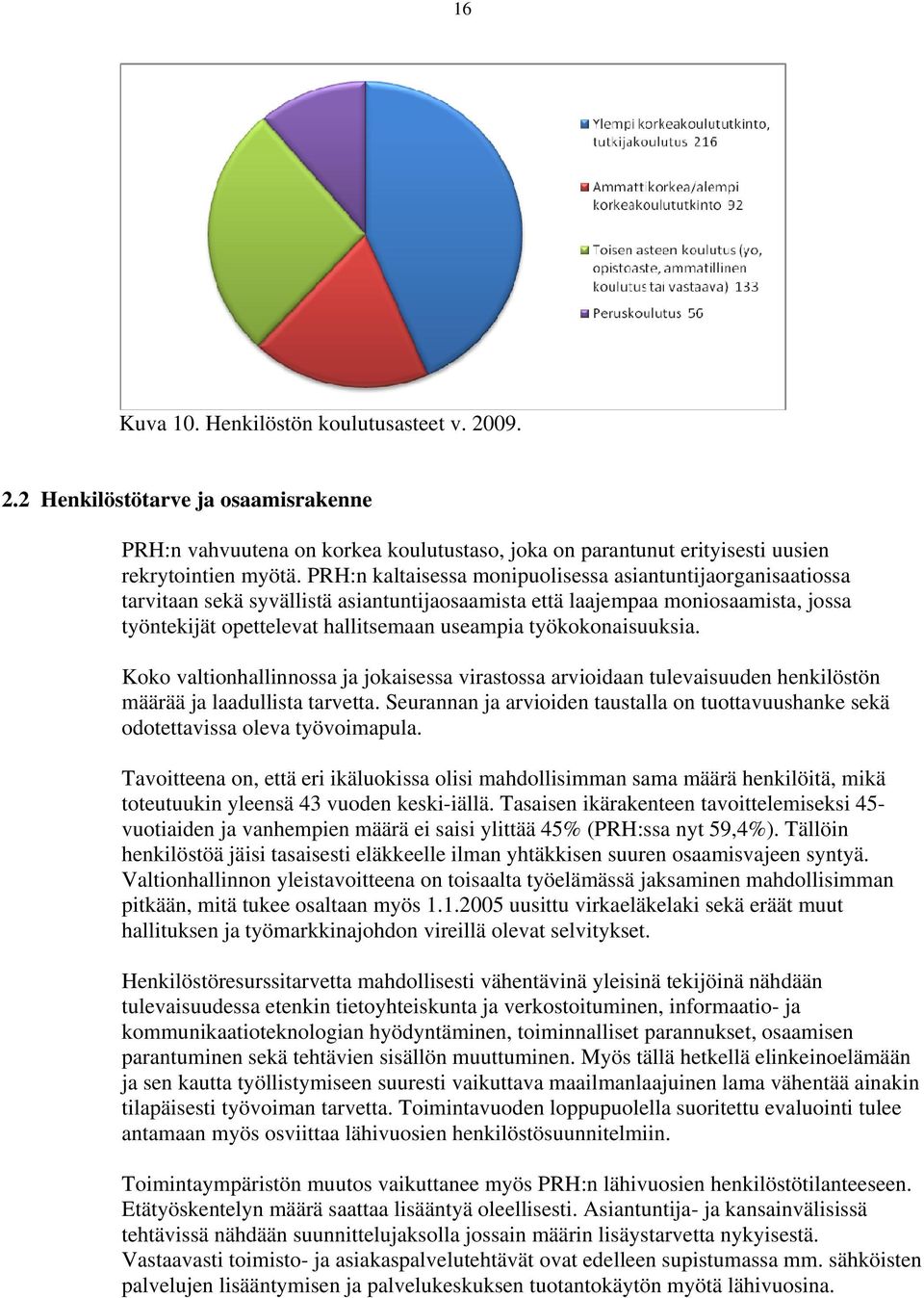 työkokonaisuuksia. Koko valtionhallinnossa ja jokaisessa virastossa arvioidaan tulevaisuuden henkilöstön määrää ja laadullista tarvetta.