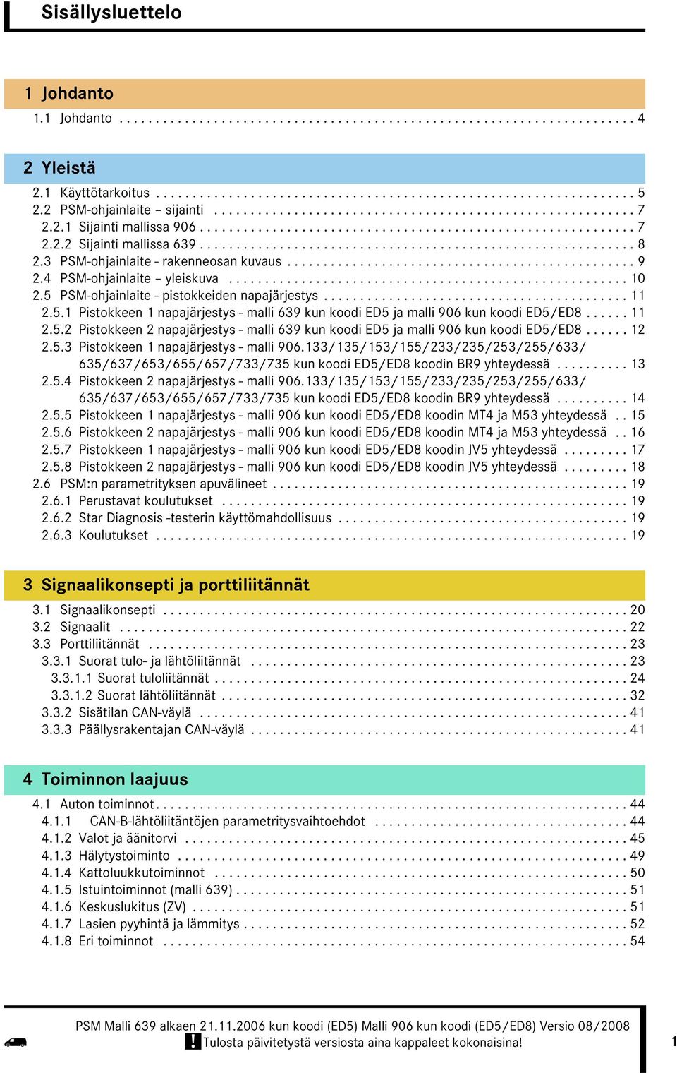 ........................................................... 8 2.3 PSM-ohjainaite - rakenneosan kuvaus................................................ 9 2.4 PSM-ohjainaite yeiskuva....................................................... 10 2.