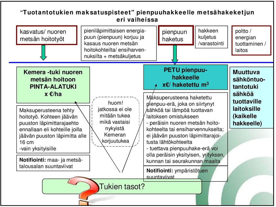 Maksuperusteena tehty hoitotyö.