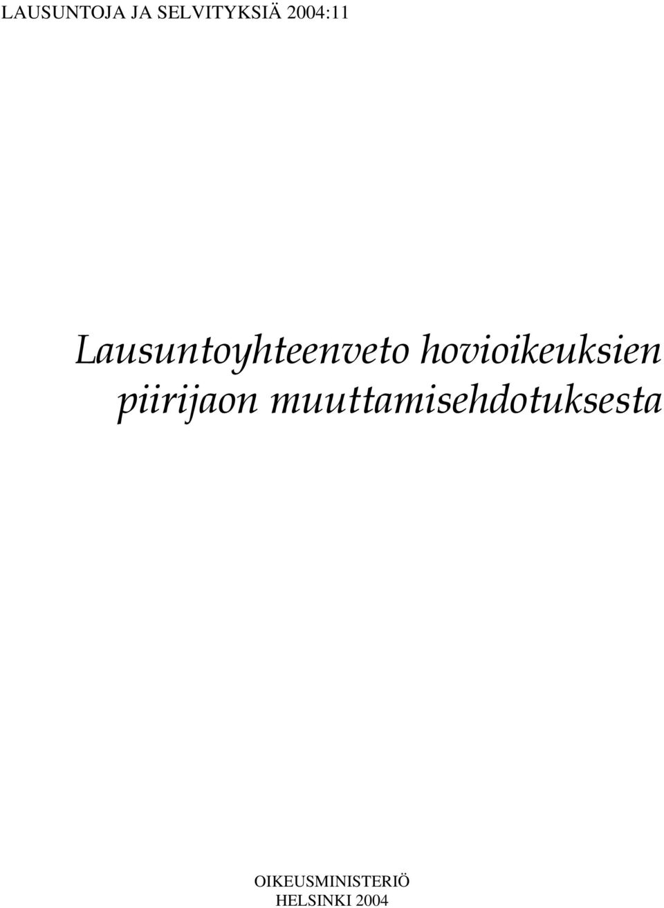 hovioikeuksien piirijaon