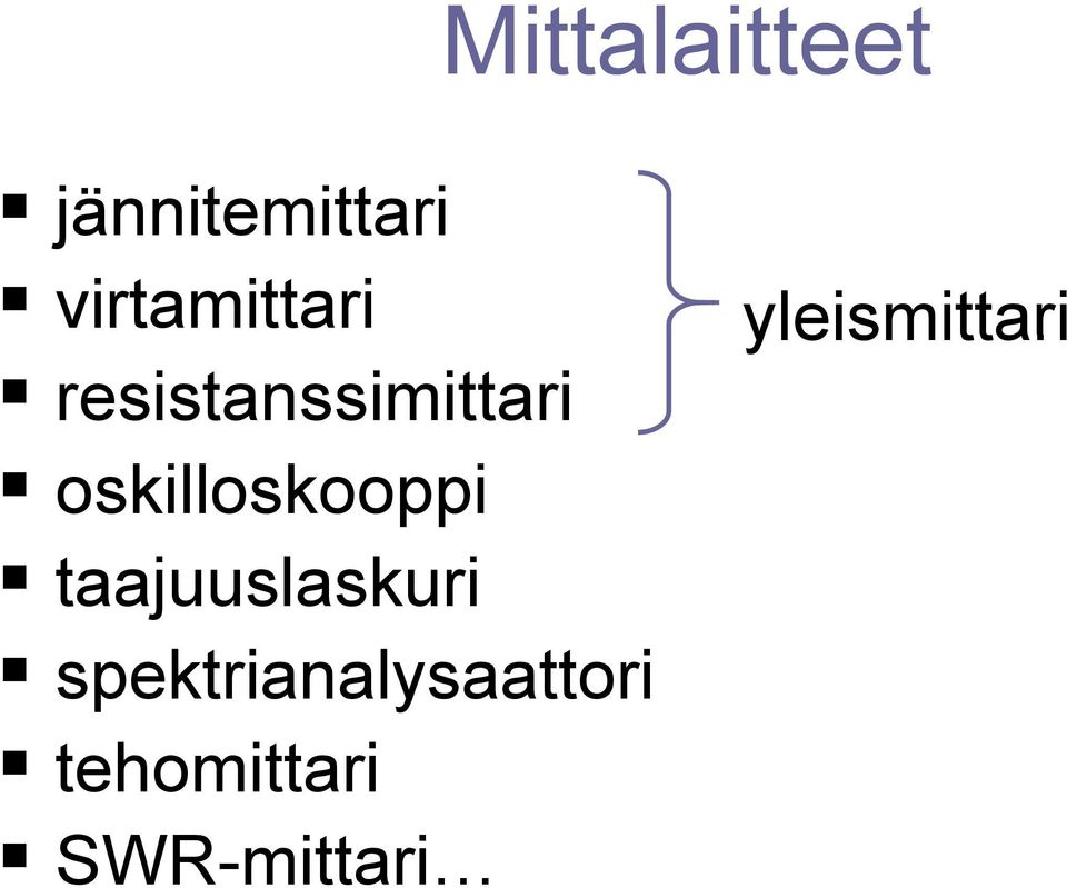 oskilloskooppi taajuuslaskuri