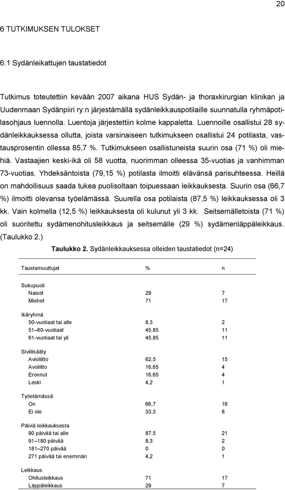 ryhmäpotilasohjaus luennolla. Luentoja järjestettiin kolme kappaletta.