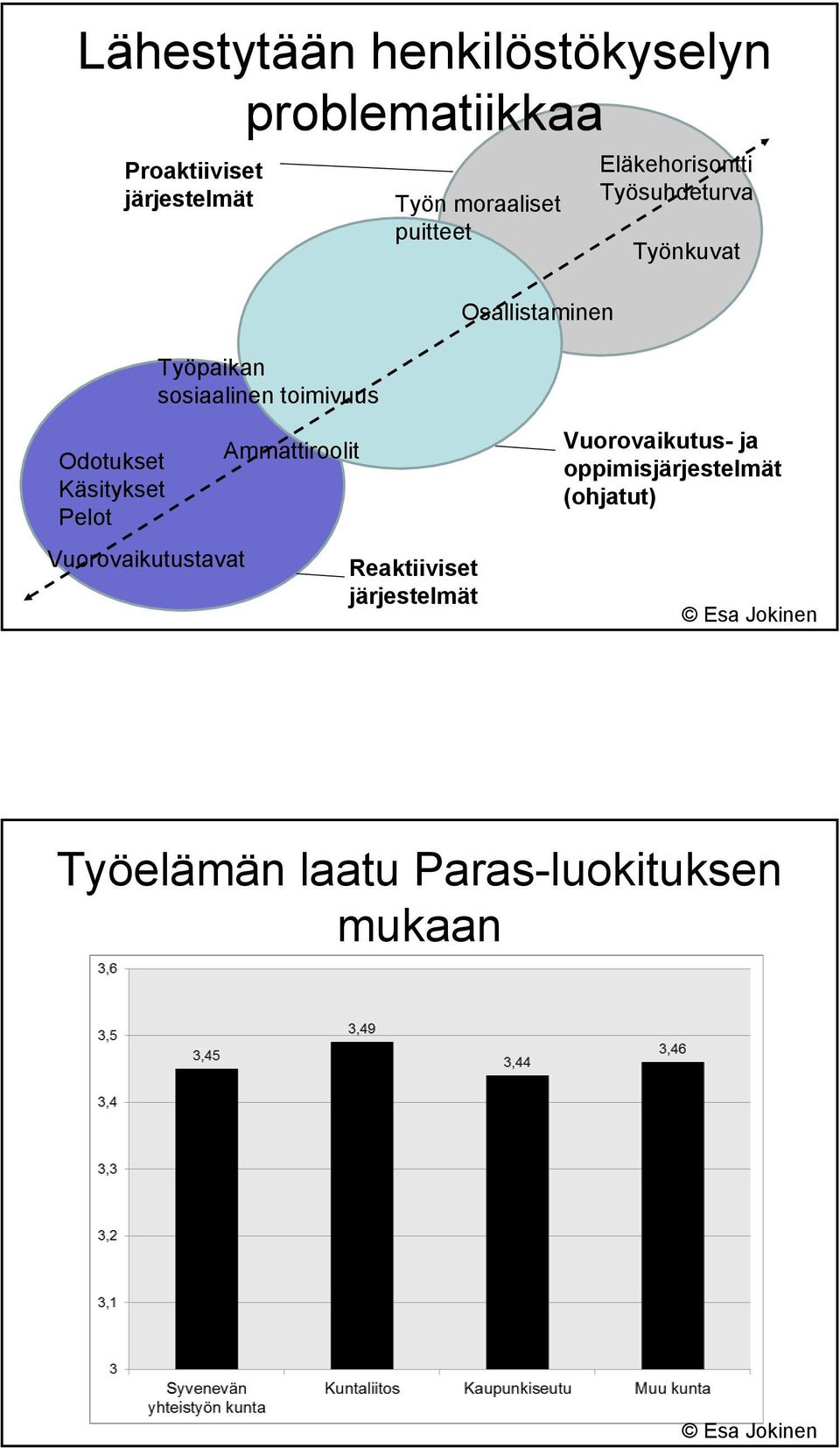 Työsuhdeturva Työnkuvat Odotukset Käsitykset Pelot Vuorovaikutustavat Ammattiroolit