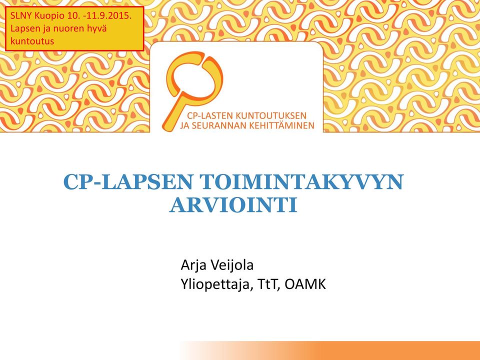 kuntoutus CP-LAPSEN