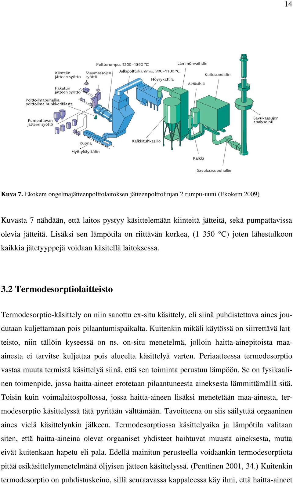 Lisäksi sen lämpötila on riittävän korkea, (1 35