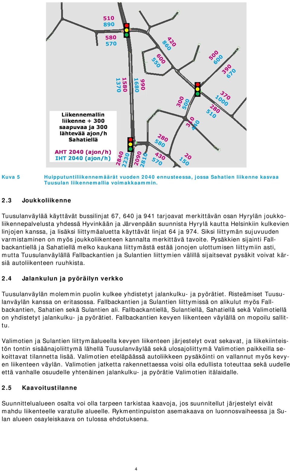3 Joukkoliikenne Tuusulanväylää käyttävät bussilinjat 67, 640 ja 941 tarjoavat merkittävän osan Hyrylän joukkoliikennepalvelusta yhdessä Hyvinkään ja Järvenpään suunnista Hyrylä kautta Helsinkiin