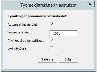 Pin koodi kenttä on tärkeä HRMobiin kirjautumiseen liittyen. Työntekijät kirjautuvat HRMobin ohjelmaan Henkilönumerollaan sekä neljä numeroisella Pin koodillaan.