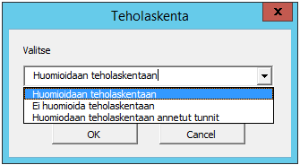 Valitse extraajat ja lähetä SMS Toiminnolla saadaan valittua työntekijät, joille kyseistä vuoroa tarjotaan Laajenna painikkeella, saat esille osasto sekä piirteet valikot, jolla on mahdollisuus