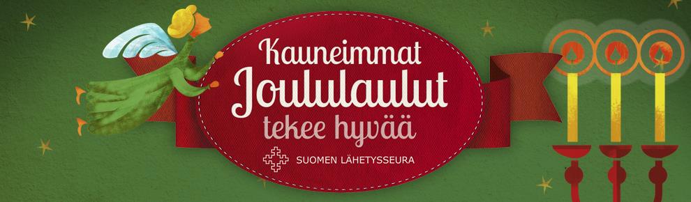 To 22.12. klo 18 LASTEN JA PERHEIDEN KAUNEIMMAT JOULULAULUT Pitäjänmäen kirkossa. Leila Väisänen, juonto, Jyrki Myllylä, säestys. Ma 26.12. klo 18 KAUNEIMMAT JOULULAULUT Pitäjänmäen kirkossa.
