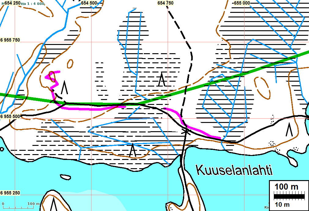 15 KONTIOLAHTI 55 KUUSELANLAHTI Mjtunnus: Rauh.