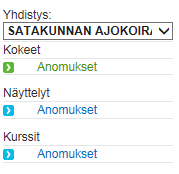 Sihteeri tai puheenjohtaja voi lisätä Omakoirapalvelussa yhdistyksen jäsenelle yhdistystietojen ylläpitäjän tai tapahtumien ylläpitäjä-oikeudet lisäämällä henkilölle ko.