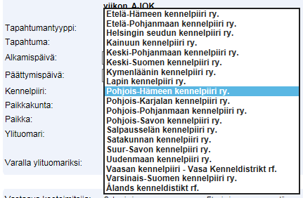 17.8.2016 7(16) Alkamis- ja päättymispäivät Alkamispäivän tallentamisessa ohjelma tarkistaa määräaikaisohjeen mukaan, onko anomus tehty ajoissa.