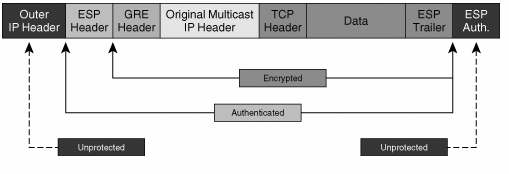 34 Kuva 24, GRE kapseloidun paketin muoto. [28] GRE protokolla ei tarjoa itsessään mitään merkittävää turvallisuutta.