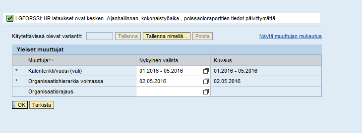 Häiriöilmoitus BI:llä Jos BI raporttien tiedoissa on puutetta tai lataukset ovat kaatuneet tiedottaa toimittaja tästä suoraan