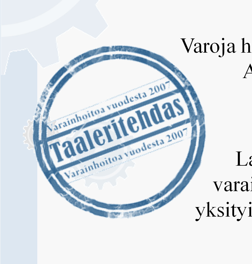 Taaleritehdas Varainhoitoa vuodesta 2007 Varoja hoidossa