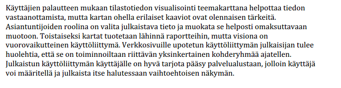 Tietojohtamisen karttapalvelu (3/4) Käyttäjien