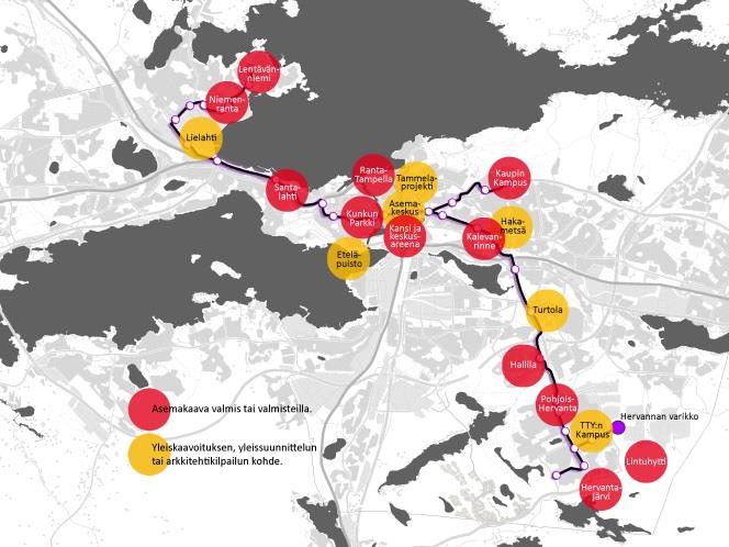 PTS 2013-2027 Reijo Väliharju Raitiotie Raitiotie on Tampereen kaupungin ja kaupunkiseudun merkittävin joukkoliikenteen kehittämishanke.