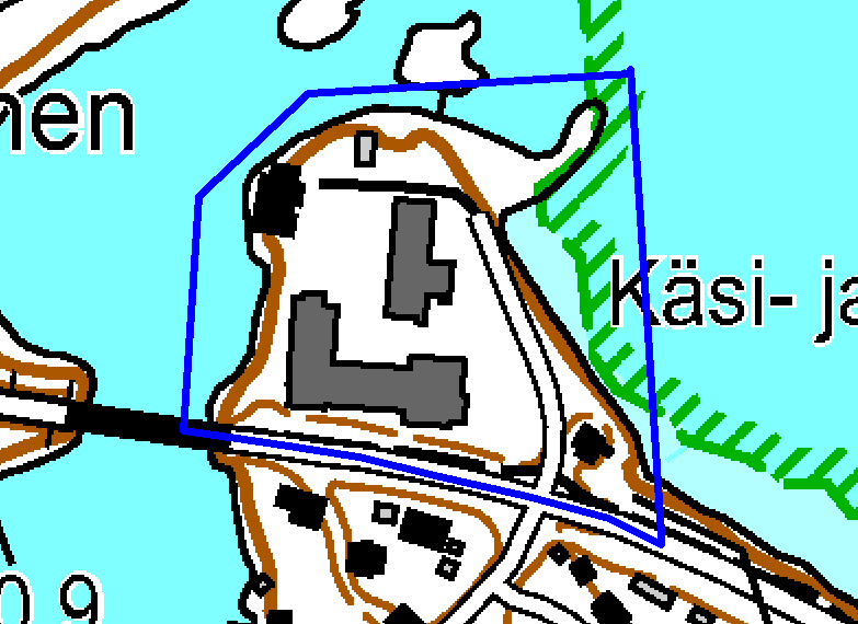 3 Yleiskartat Tutkimusalueen rajaus on sinisellä.