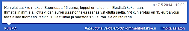 tuomista ulkomailta kotimaahan. Alkoholin ostaminen ulkomailtahan voi käytännössä tarkoittaa myös esimerkiksi yhden oluttuopin ostamista ravintolasta. 30 Kuva 4.