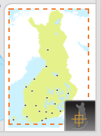 Karttaliittymä Lähestymiskartta Lähestymiskartta Sijainti lähestymiskartassa Sijainnin osoitus lähestymiskartassa