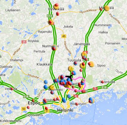 Uudenmaan rooli logistiikassa Logistiikka-keskukset, osa palvelee koko maata (optimaalinen