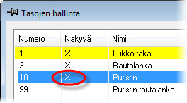 KAPPALEEN SIJOITTAMINEN KIINNITTIMEEN. 39 Kappaletta on nyt käännetty 10 astetta x-akselin ympäri.