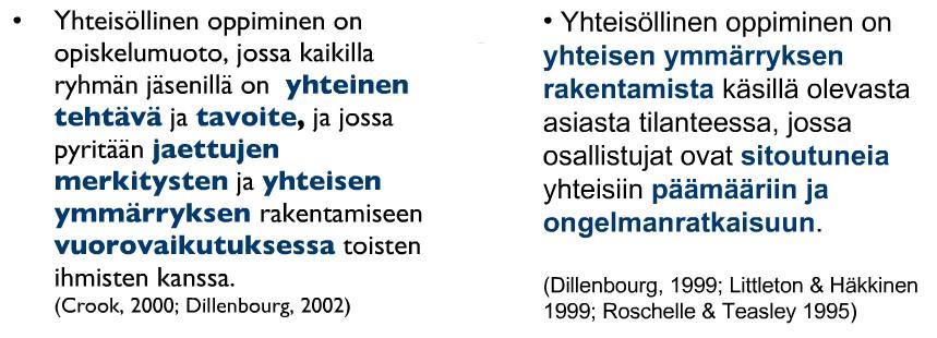 Yhteisöllinen oppiminen