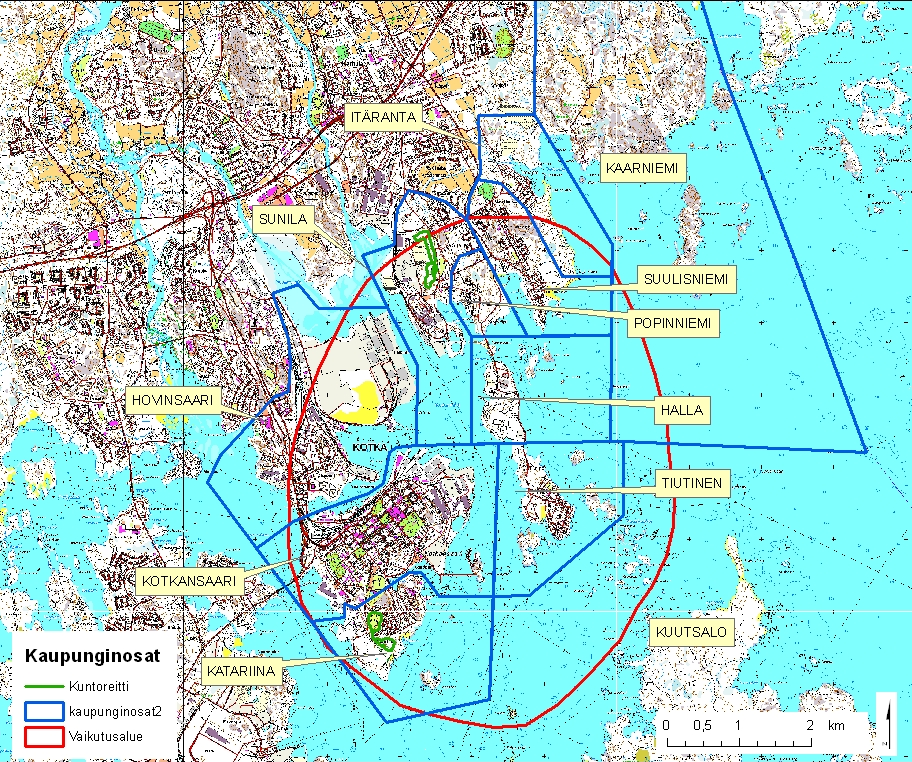 Saatekirje 2 (2) Tuulivoimaloiden tornien suunniteltu korkeus on välillä 100 120 metriä.