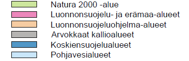 LUONNONSUOJELU-, VESI- JA METSÄLAIN MUKAISET KOHTEET, METSO- KOHTEET Luonnonsuojelulain 29 :ssä on lueteltu 9 luontotyyppiä, joiden luonnontilaisia tai luonnontilaiseen verrattavia kohteita ei saa