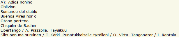 A): perustaso ISBD välimerkit Melinda rivittää väärin (puolipiste)