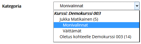 2.4.2.2 Kysymysten lisääminen Siirry kysymykset-osioon kysymyspankin toimintovalikosta. Voit lisätä tenttiin uuden kysymyksen klikkaamalla Lisää kysymys -painiketta.