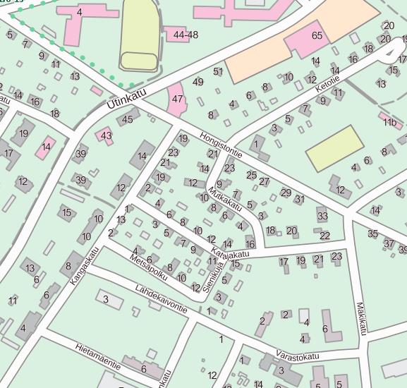 MML:n taustakartta 10 Taustakartan tarkimpia mittakaavoja (1:5000, 1: 10 000 ja 1: 20 000) päivitetään jatkuvasti ja uudet versiot ladataan