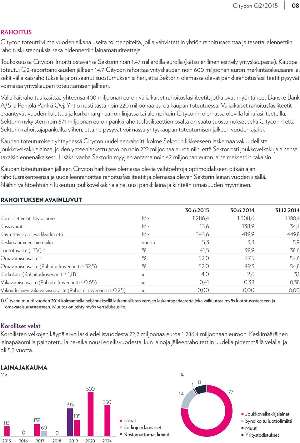 miljardilla eurolla (katso erillinen esittely yrityskaupasta). Kauppa toteutui Q2-raportointikauden jälkeen 14.7.