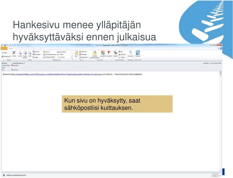 julkaisua Kun sivu on