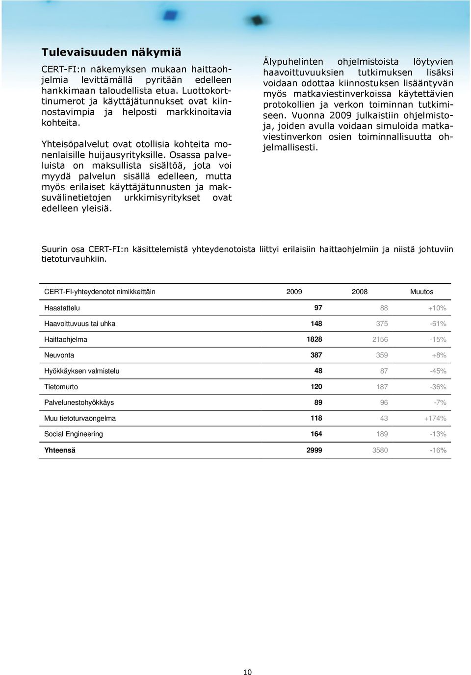 Osassa palveluista on maksullista sisältöä, jota voi myydä palvelun sisällä edelleen, mutta myös erilaiset käyttäjätunnusten ja maksuvälinetietojen urkkimisyritykset ovat edelleen yleisiä.