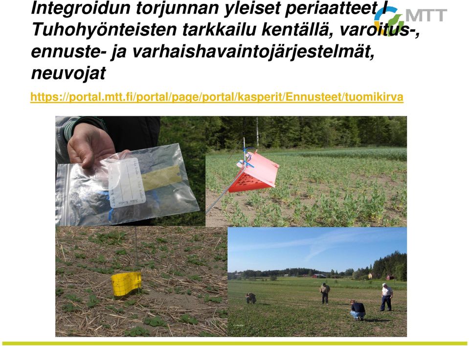ennuste- ja varhaishavaintojärjestelmät, neuvojat