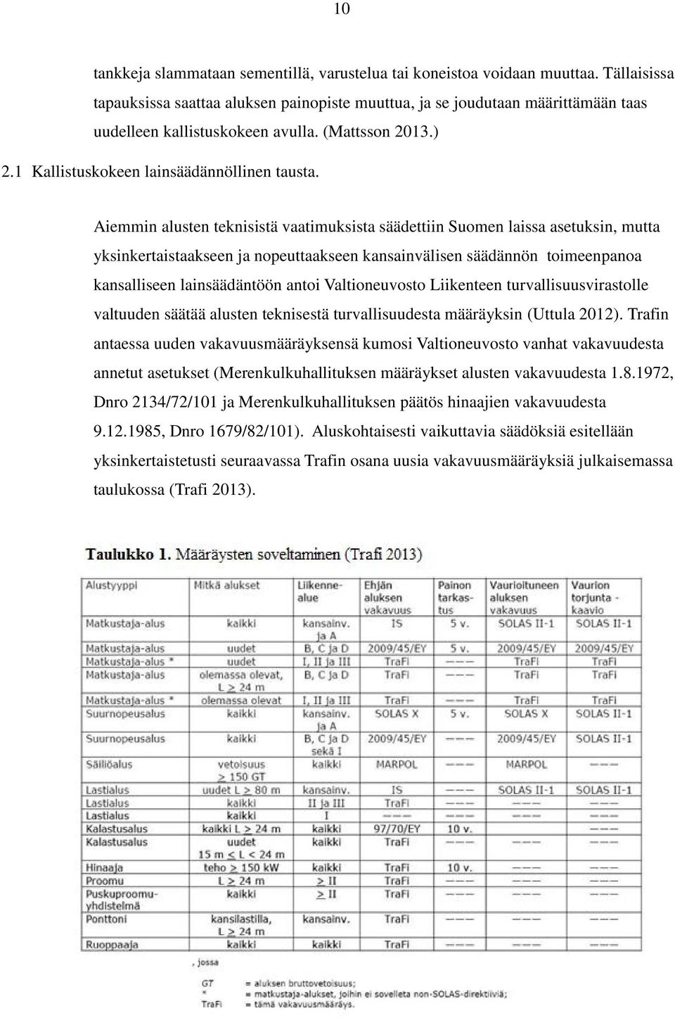Aiemmin alusten teknisistä vaatimuksista säädettiin Suomen laissa asetuksin, mutta yksinkertaistaakseen ja nopeuttaakseen kansainvälisen säädännön toimeenpanoa kansalliseen lainsäädäntöön antoi