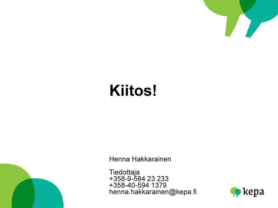Tiedottaja +358-9-584 23