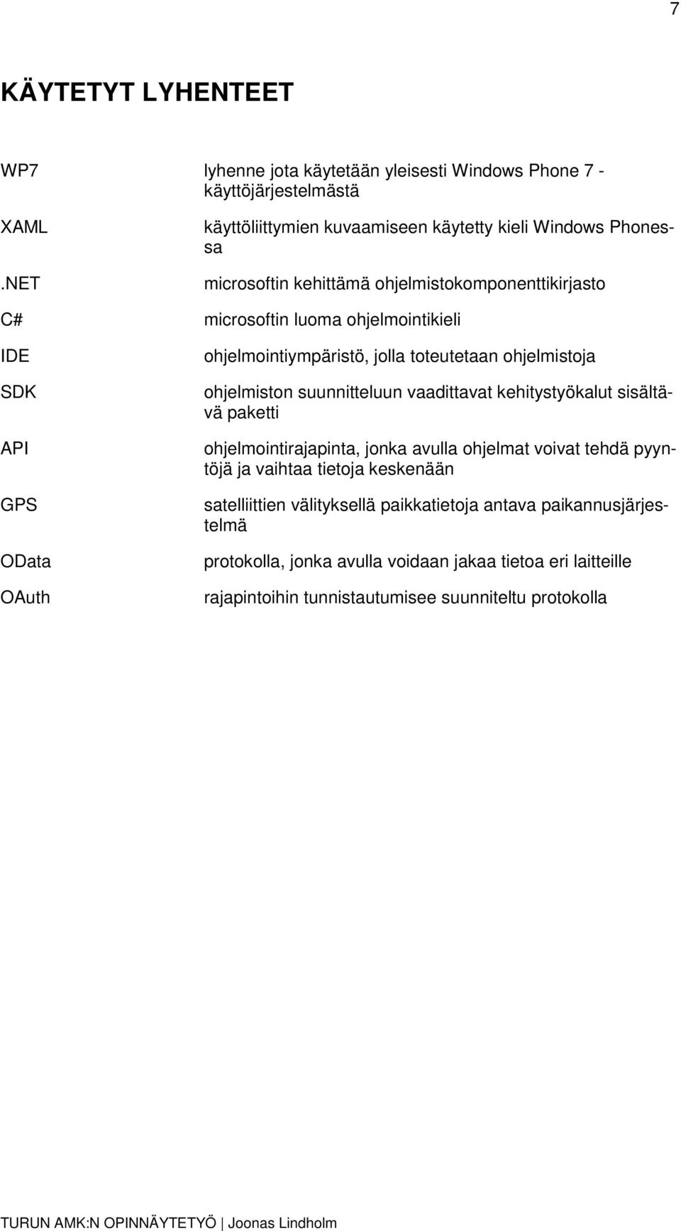 OData OAuth ohjelmointiympäristö, jolla toteutetaan ohjelmistoja ohjelmiston suunnitteluun vaadittavat kehitystyökalut sisältävä paketti ohjelmointirajapinta, jonka avulla