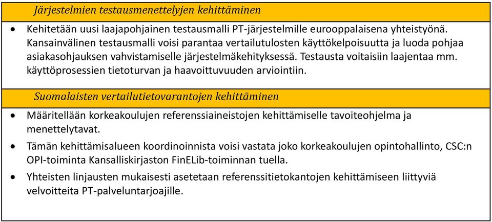 käyttöprosessien tietoturvan ja haavoittuvuuden arviointiin.