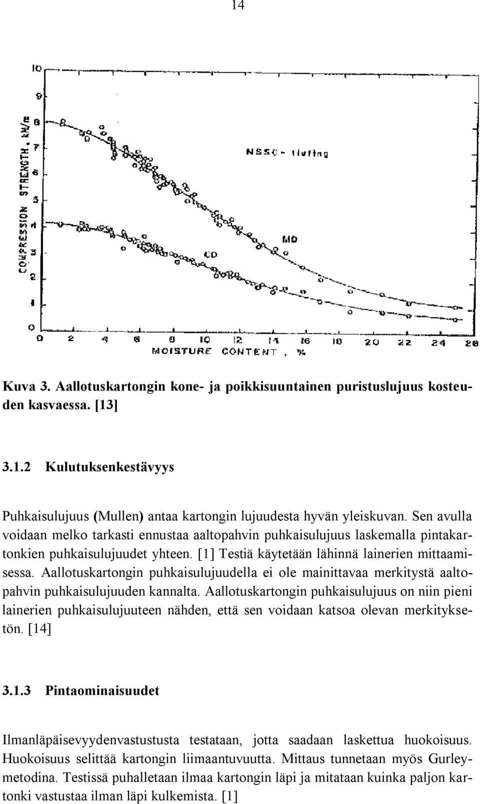 Aallotuskartongin puhkaisulujuudella ei ole mainittavaa merkitystä aaltopahvin puhkaisulujuuden kannalta.