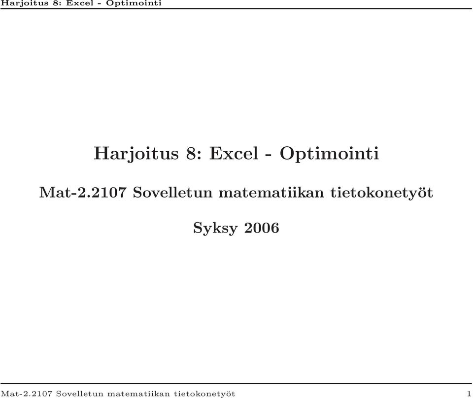 2107 Sovelletun matematiikan