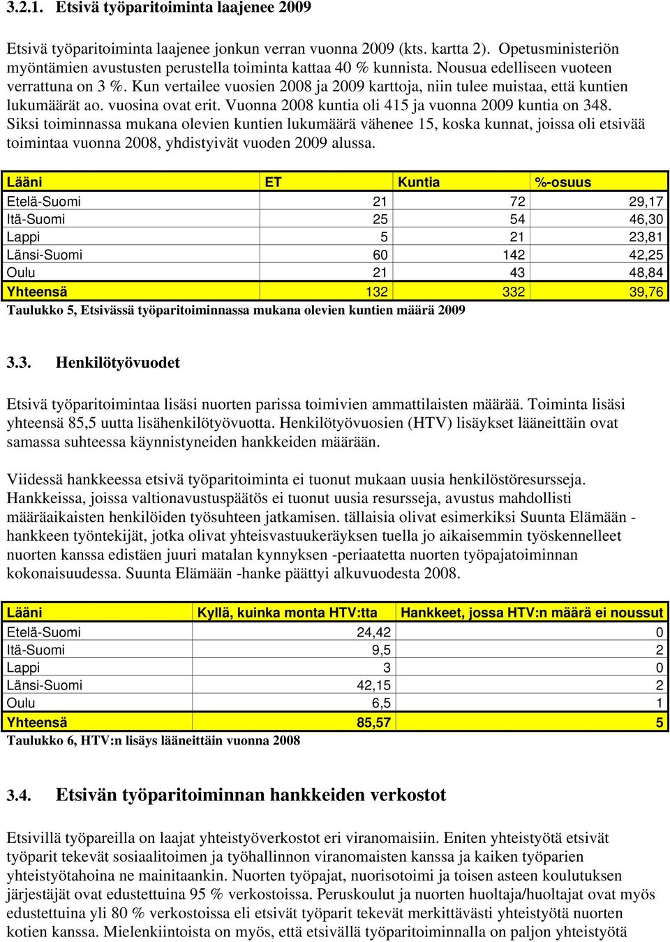 Vuonna 2008 kuntia oli 415 ja vuonna 2009 kuntia on 348.