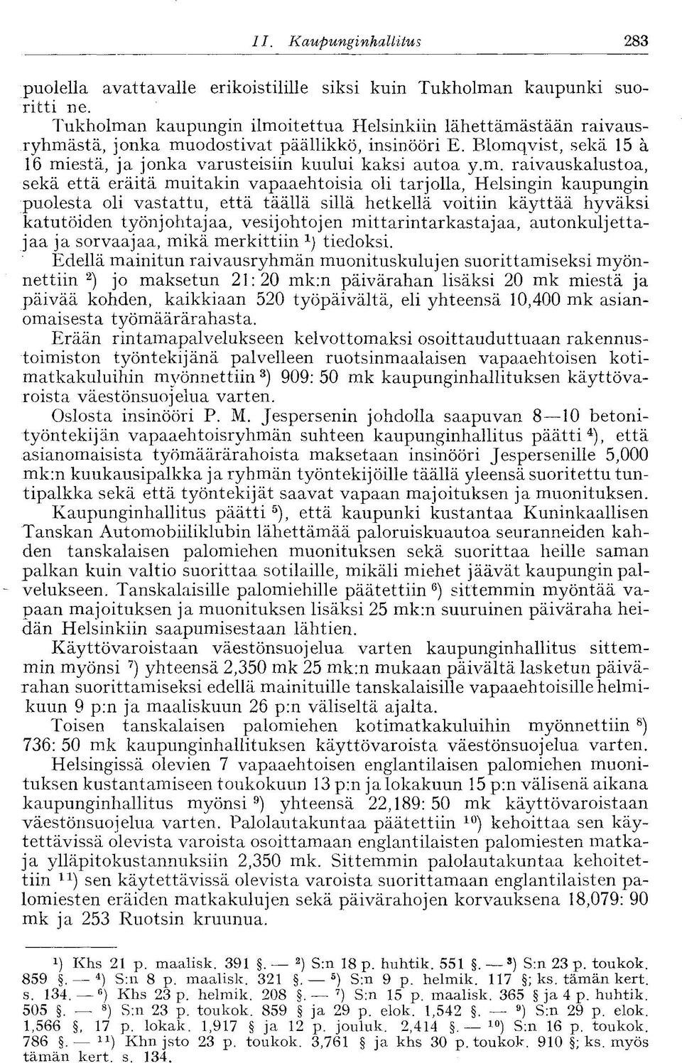 n kaupungin ilmo