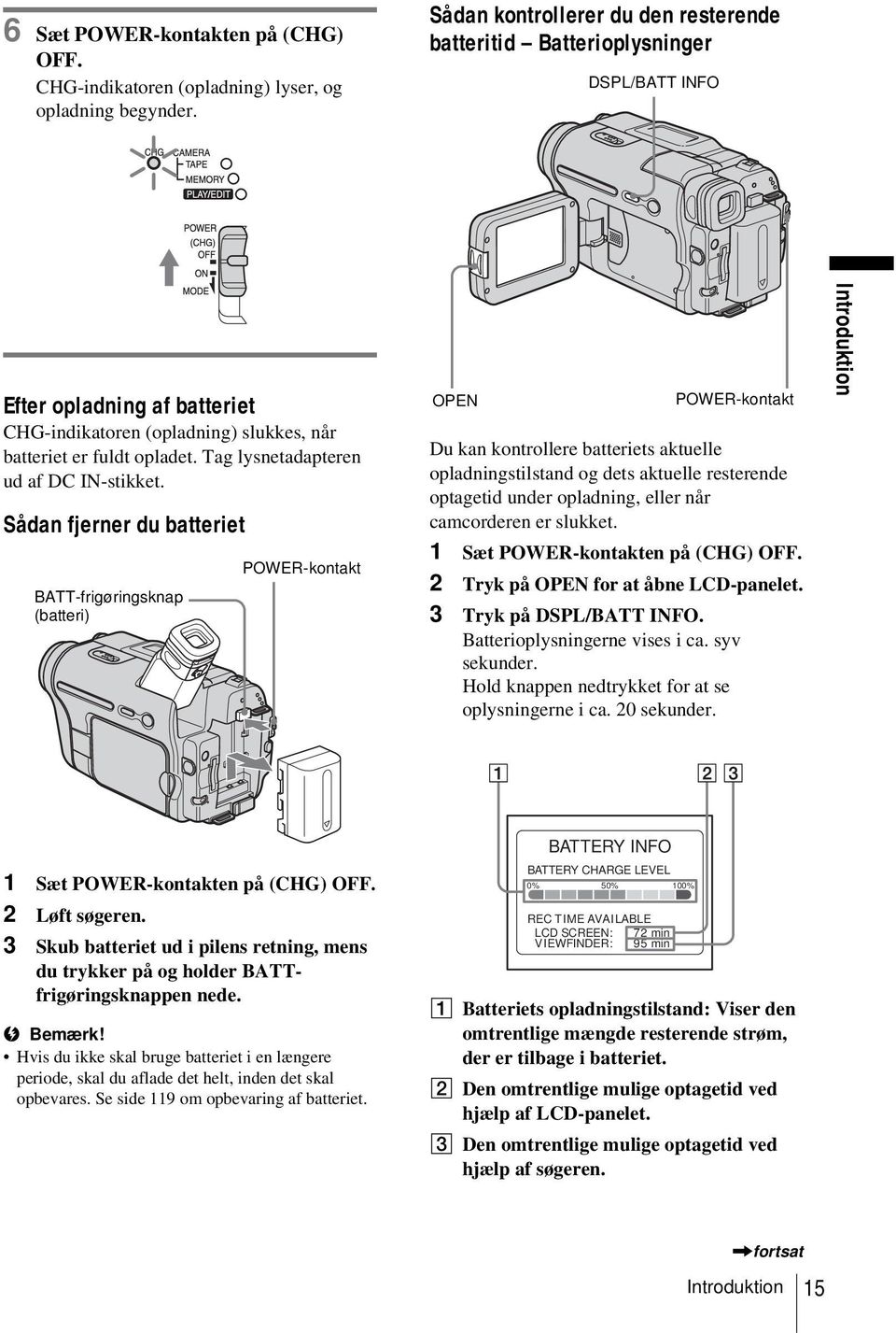 Tag lysnetadapteren ud af DC IN-stikket.