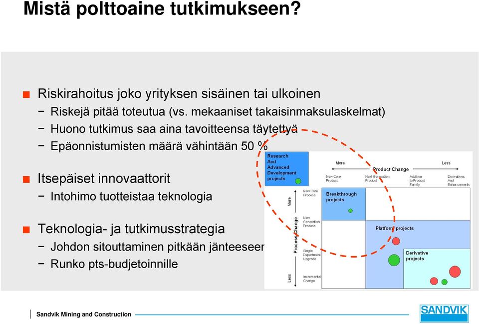 mekaaniset takaisinmaksulaskelmat) Huono tutkimus saa aina tavoitteensa täytettyä